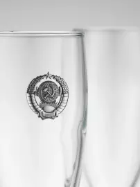 Набор бокалов под шампанское "СССР" на 2 персоны